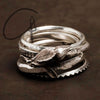 Werkstatt Munchen 5 ring combined rose bud ring M1186 PWM4